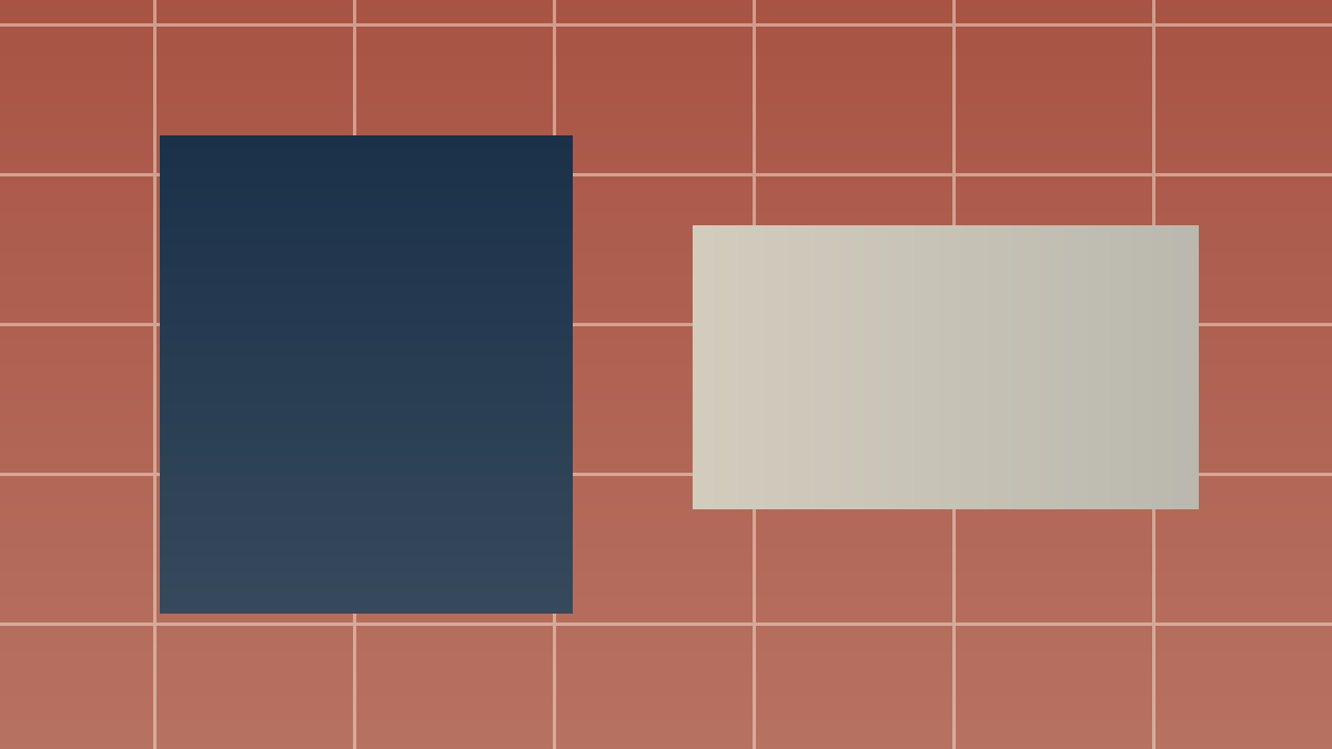 砖红与墨蓝两组几何区域由清晰米白边界分隔的抽象画面,象征成年观看中的个人选择、同意与尊重